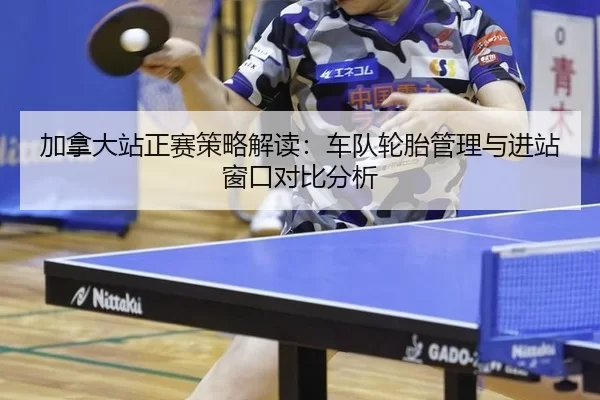 加拿大站正赛策略解读：车队轮胎管理与进站窗口对比分析